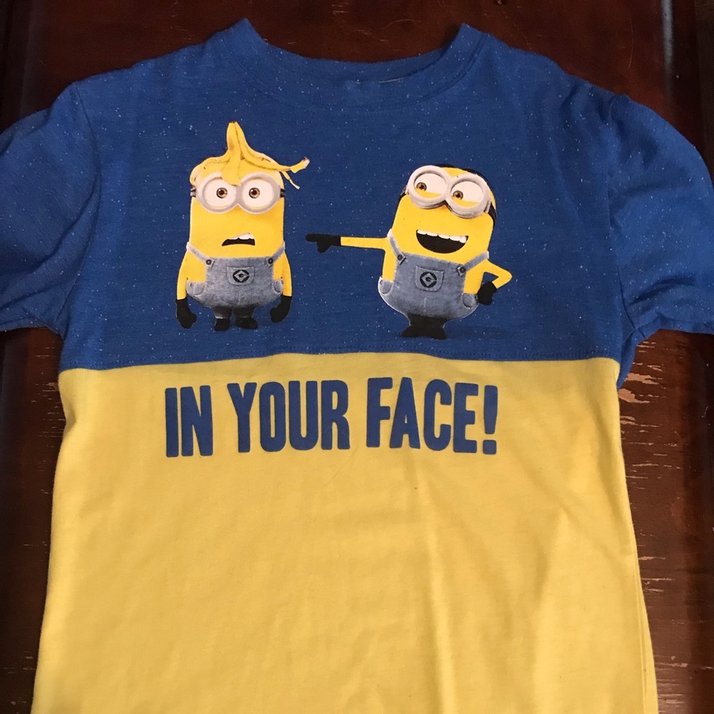 Minions “In Your Face” Short Sleeve T-Shirt